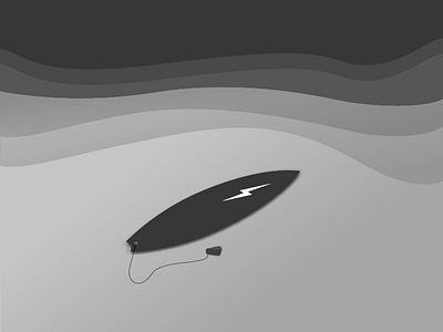 Lightning Bolt beach black bolt dark deep grey lightning ocean surf surfing water