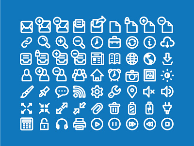 Web Icons icons line web website