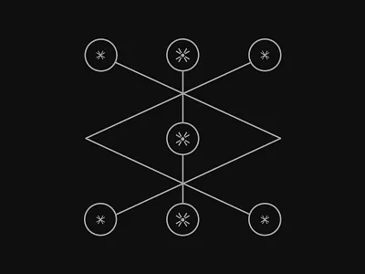 Glyph: Duplication duplication glyph illustrator magic runes vector