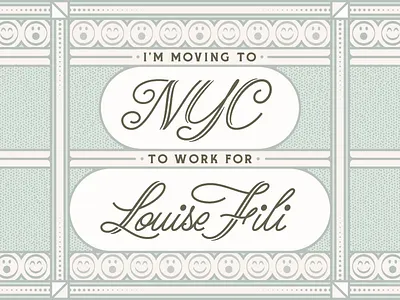 Louise Fili lettering louise fili nyc