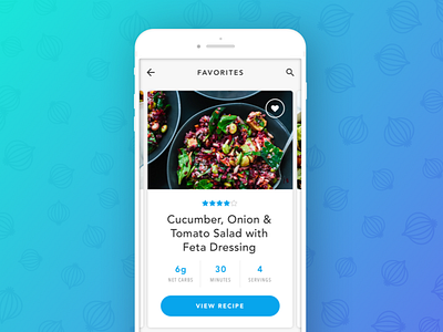 Recipe Card Concept app card ui cooking design food grocery ios mobile recipe shadow ui user interface