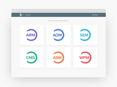 Systems Hub - suite of web apps - splash screen color palette hub logos splash suite web apps