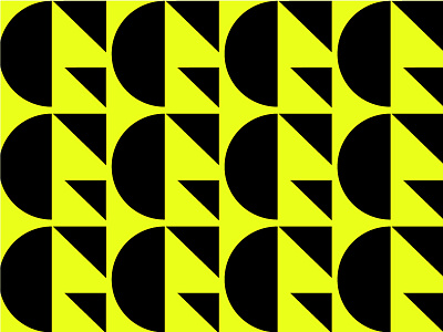 The Graphic g neon pattern