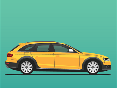 Wagons Rule a4 allroad audi avant quattro station wagon wagon yellow