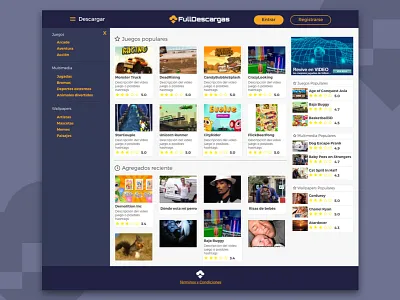 Webapp Fulldescargas app dowloand portal web