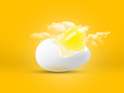 Egg in clouds 2d brush cloud egg photoshop