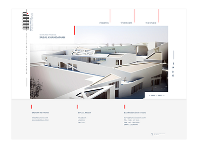 Badran design minimal redesign ui web
