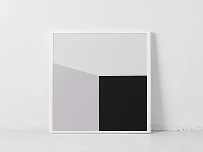 Corner | Illustration 3d art black corner design giclee illustration limited minimal print unique vector