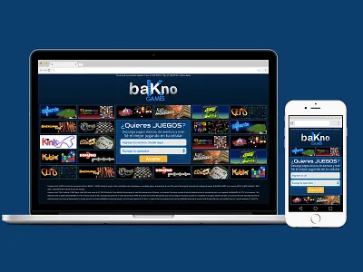 Lp responsive - Games color landing login mobile responsive web