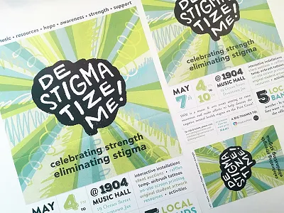 Destigmatize Me art awareness brand event fundraiser mental health music nami nonprofit stigma