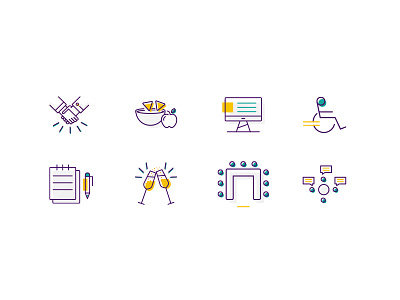 Bizly Icons brand branding iconography icons identity