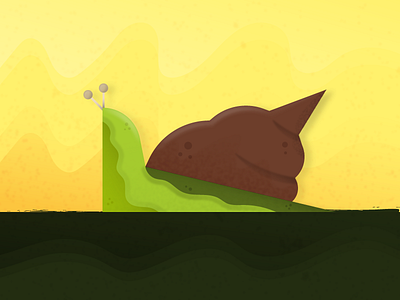 African Land Snail african land snail illustration nature shell smiley snail texture wild life