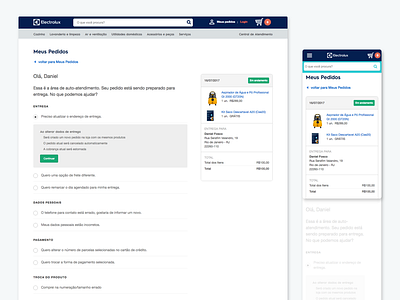 Orders Helpdesk e commerce order management ux design