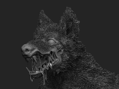 Werewolf 3d character evil fantasy fur horror sculpt werewolf wolf zbrush