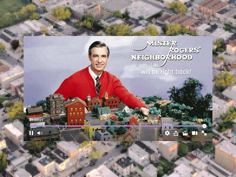 The most Neighborly of streamsavers animation bumper motion video