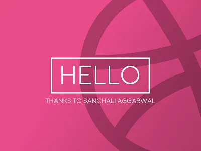 Hello Dribbble! beginner debut first shot hello start