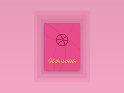 Hello Dribbble first shot hello dribbble photoshop