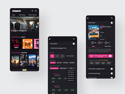 🎟️ UX/UI Design for Cinema Booking & Experience (2024) appdesign cinematech uxuidesign