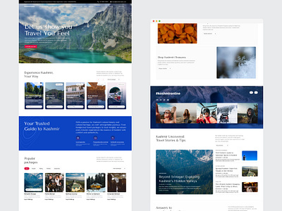 🏔️ UX/UI Design for Kashmir Travel Booking Platform (ongoing) bookingplatform responsivedesign traveltech tripplanner