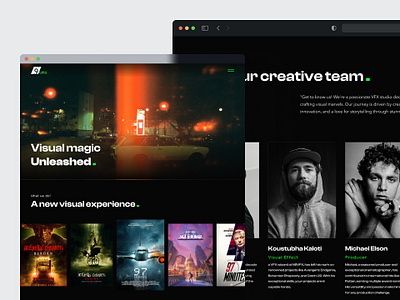 🎨 UX/UI & Branding for N9 VFX – Connecting Clients & VFX Expert creativetech vfxindustry webdesign