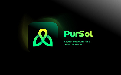 PurSol - Modern logo, Tech, Technology, UI, AI, Web3, App 3d ai app application branding bulb logo creative logo gradient logo graphic design leaf logo logo logo designer modern logo organic software stsohan trendy logo ui web3 website