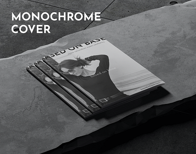 Monochrome magazine cover branding design graphic design illustration logo typography ui vector