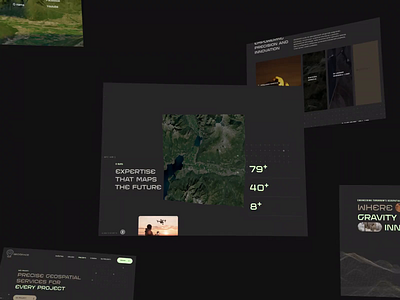 Geospace's digital playground animation branding design geo geophysical ui ux uxui web web design website