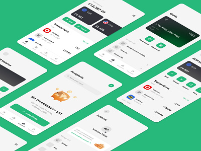 Banking App UX/UI Design bank bank app design banking banking app banking ux finance finance app fintech fintech design investment app mobile banking monet transfer money app payment app payment design payment mobile payments transactions