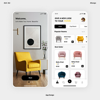 Modern Furniture Shopping App UI Design app appdesigner clean furniture furniture app graphic design minimilastick mobile simple smart trending ui ui gradient uidesign uiux uiuxdailystips uiuxdesign ux design webdesign webdesigner