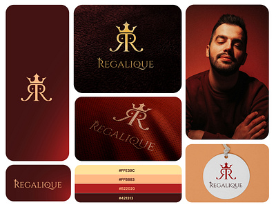 REGALIQUE- LUXURY CLOTHING BRAND LOGO logo