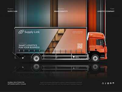 SupplyLink – Logistics Platform Branding UI Design 3d branding branding branding inspiration branding ui branding website company branding creative transport logo logistic app logistic icon logistic platform logistics logo logistics website logo minimal logo shipping tech branding transport dashboard transport logo transport management system