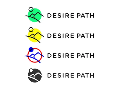 New Desire Path logo - Help needed! agency logo branding icon logo path