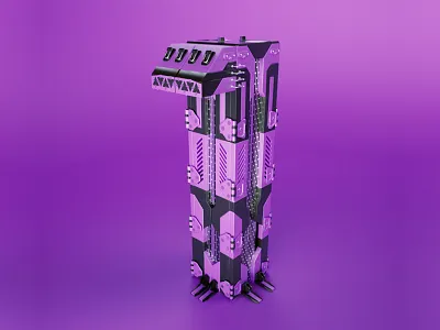 One Typography 3d c4d character cinema4d letter light model modeling octane render typography