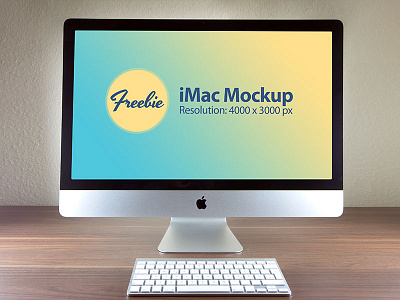 Free Apple iMac Photo Mockup PSD File download free mockup freebie imac imac mockup mockup psd psd