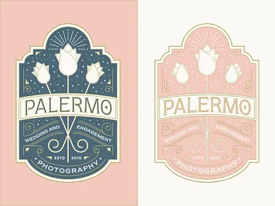 Palermo Photography | Crests badge crest lettering logo photography type typography wedding