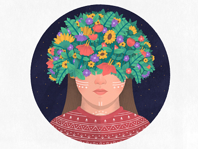 Memories flowers illustration zamirbermeo