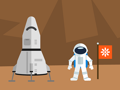 Partner acquisition infographic alien base partners planets ripley robot space space shuttle tardis