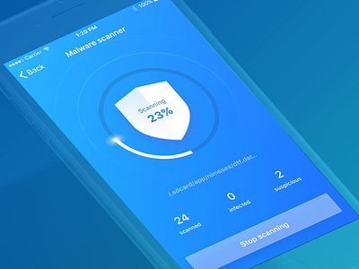 Malware scanner antivirus blue malware scanner scanning