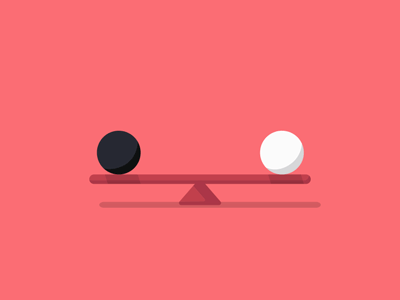 Play seesaw flat gif illustrator