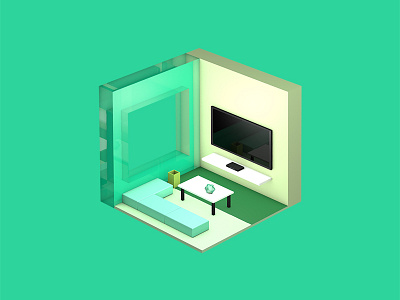 Livingroom c4d