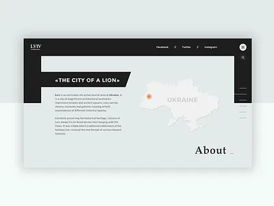 Lviv architecture.About architecture concept lion lviv modern ukraine web