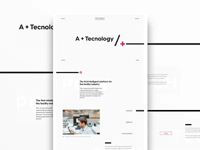 AAC - Homepage concept brand branding clean design minimal minimalism typography ui ux web white