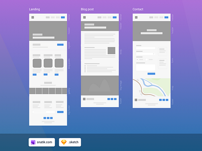 Wireframe web pages freebie ux web wireframe