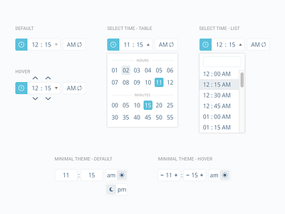 ngx-timepicker angular bootstrap design flat framework interface timepicker ui ux web webdesign