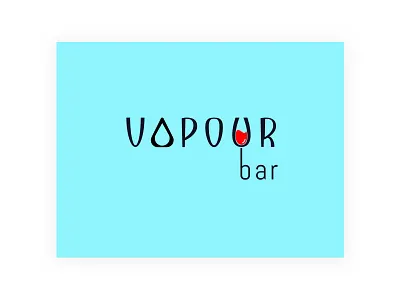 Bar Logo bar branding brewery glass logo vapour wine