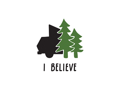 I Believe bus hand type high top offroad typography van vanagon vanlife vibes volkswagon vw