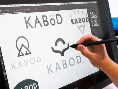 Kabod Logo Concepts branding cintiq concepts kabod logo logotype mark photoshop sketching wacom