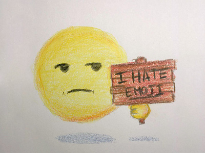 I Hate Emoji emoji handmade illustration sketch