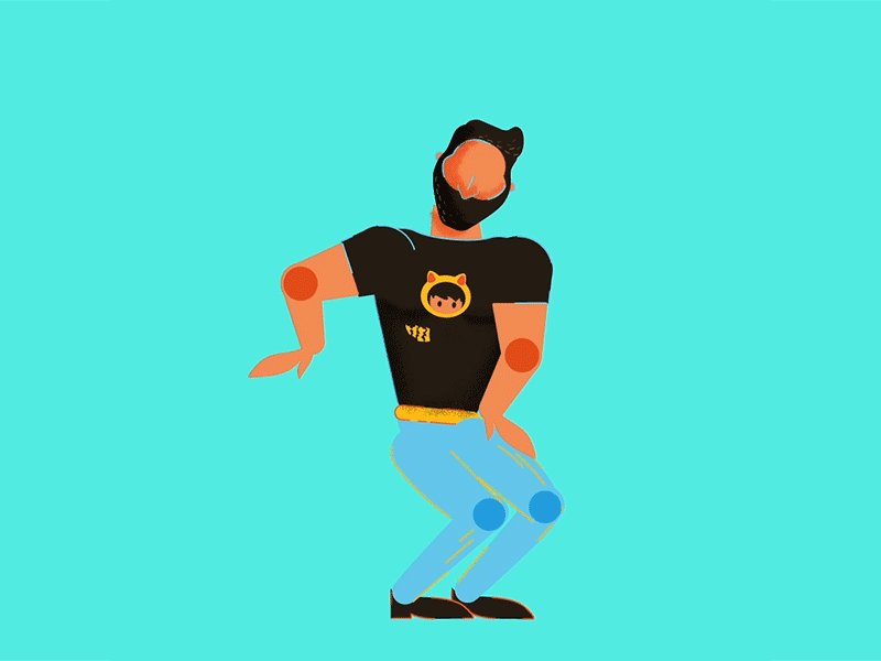 Shake it! aftereffects animation character characterdesign dance duik illustration illustrator motion motiongraphics workinprogress