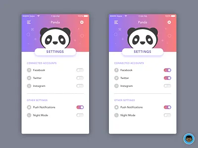 Mobile App Settings 007 dailyui ios mobile mobile app settings